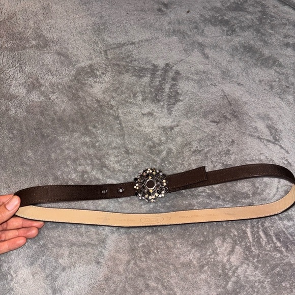 Talbots Brown Belt with Ornate Buckle - Picture 4 of 7